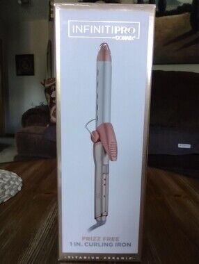 Infinity Pro By Conair Frizz Free 1-in Curling Iron With Titanium Ceramic